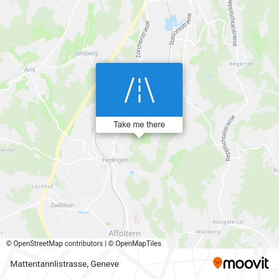 Mattentannlistrasse map