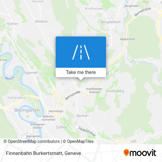 Finnenbahn Burkertsmatt map