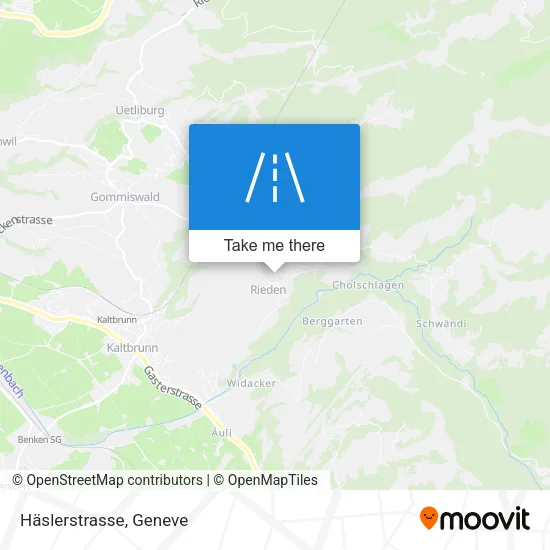 Häslerstrasse map