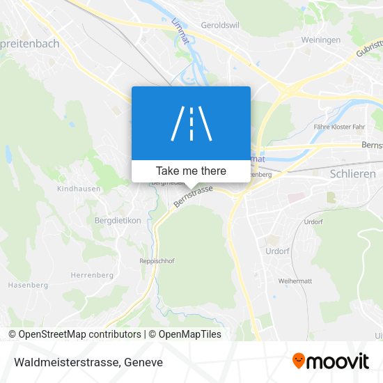 Waldmeisterstrasse map