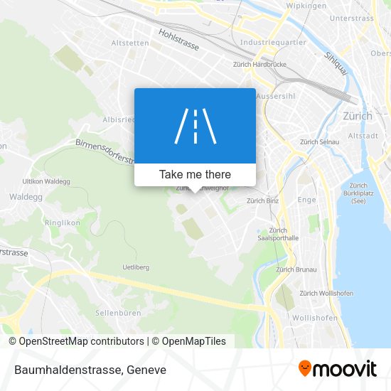 Baumhaldenstrasse map
