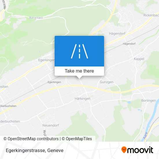 Egerkingerstrasse map