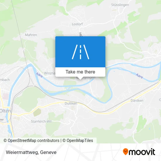 Weiermattweg map