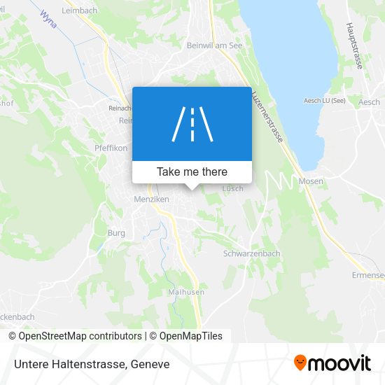Untere Haltenstrasse map