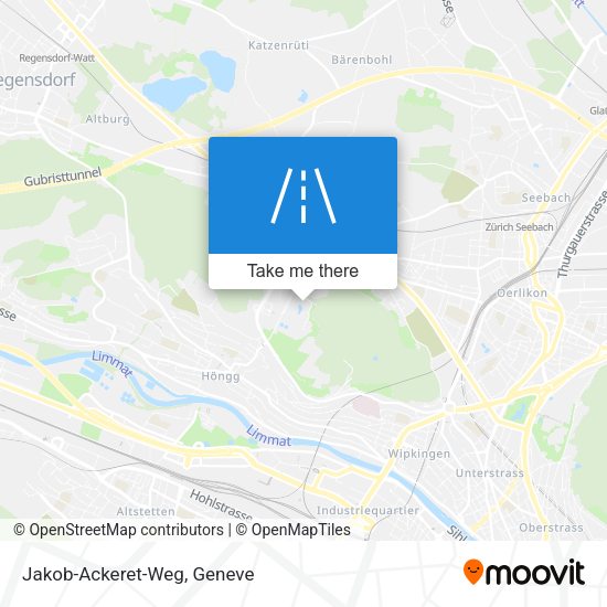 Jakob-Ackeret-Weg map