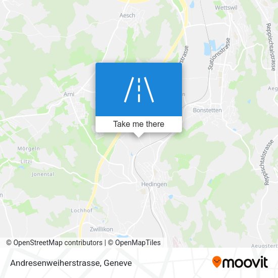Andresenweiherstrasse map