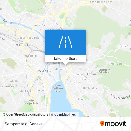 Sempersteig map