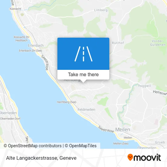Alte Langackerstrasse map