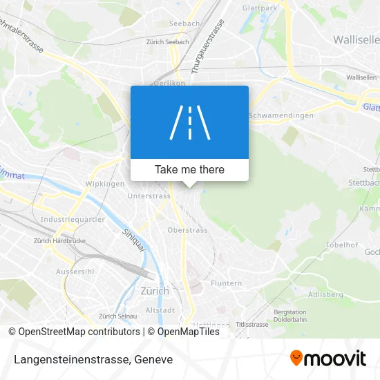 Langensteinenstrasse map