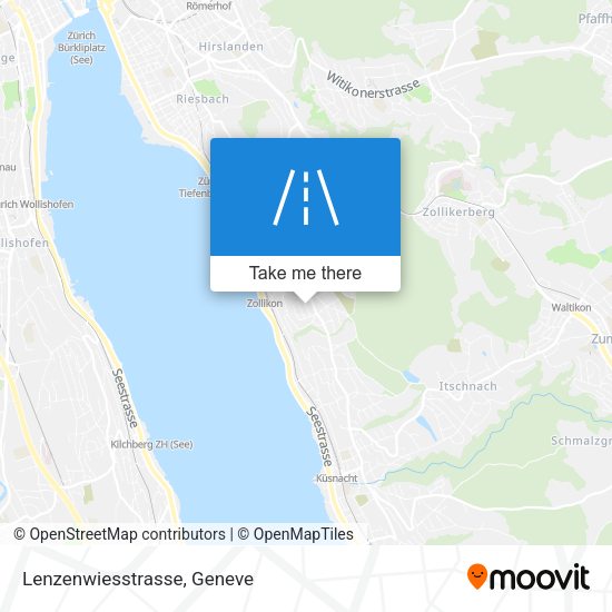 Lenzenwiesstrasse map