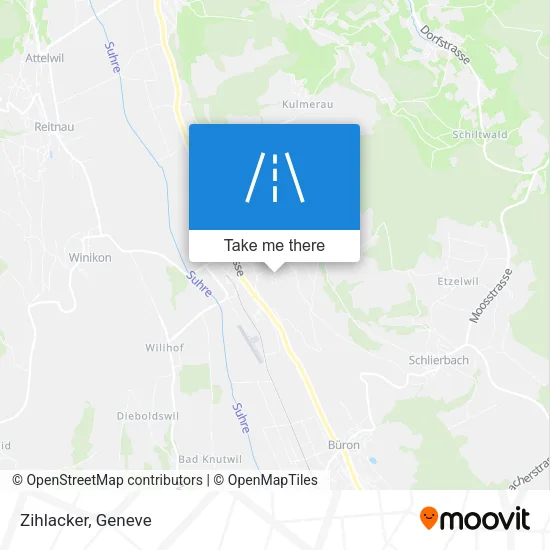 Zihlacker map