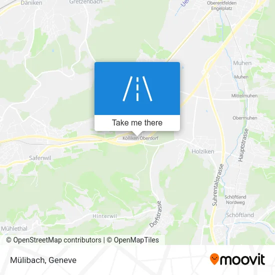 Mülibach map