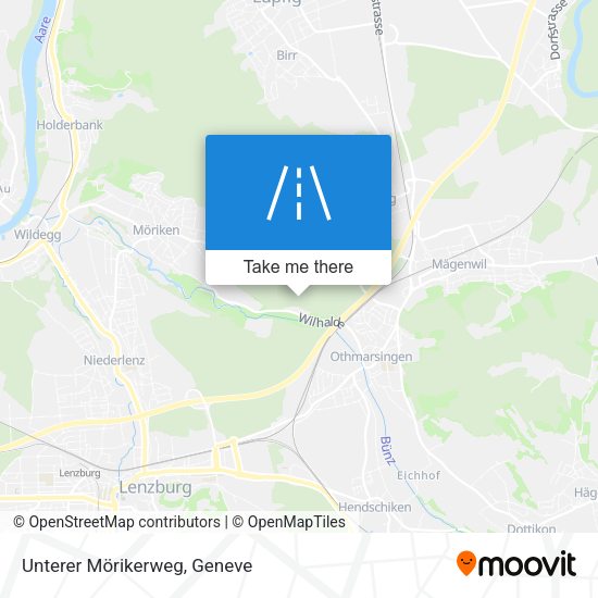 Unterer Mörikerweg map