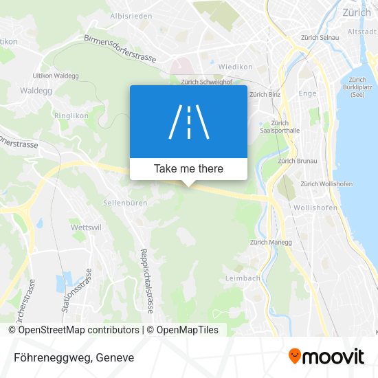 Föhreneggweg map
