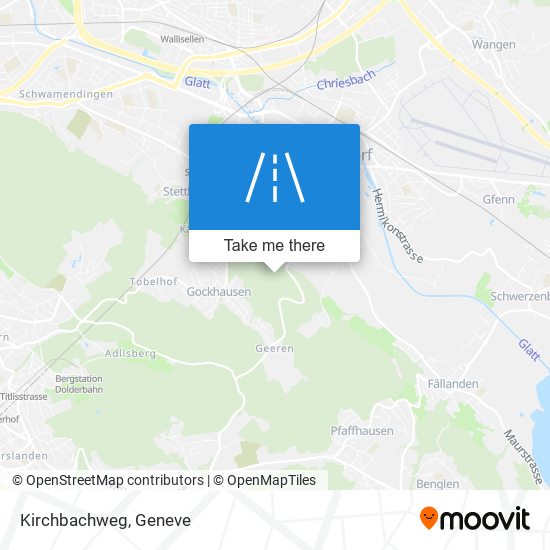 Kirchbachweg map