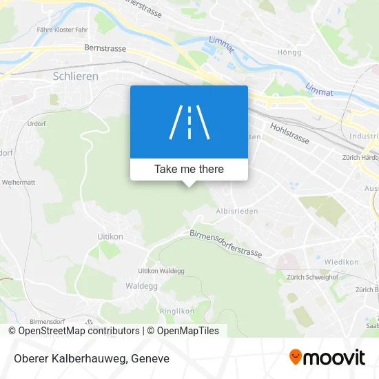 Oberer Kalberhauweg map