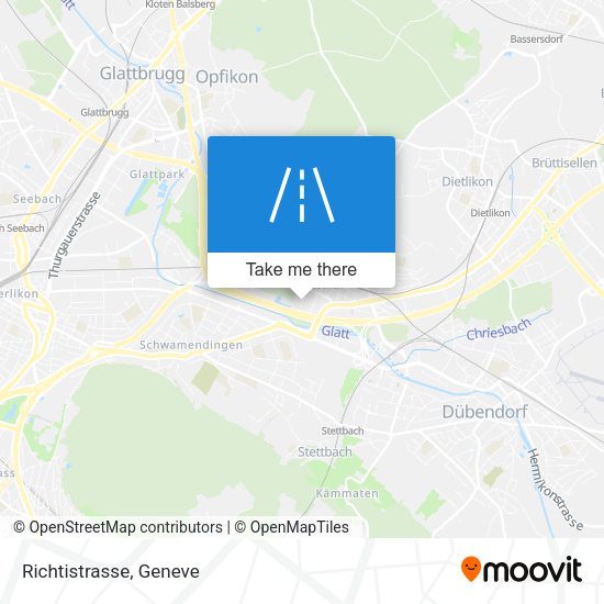 Richtistrasse map