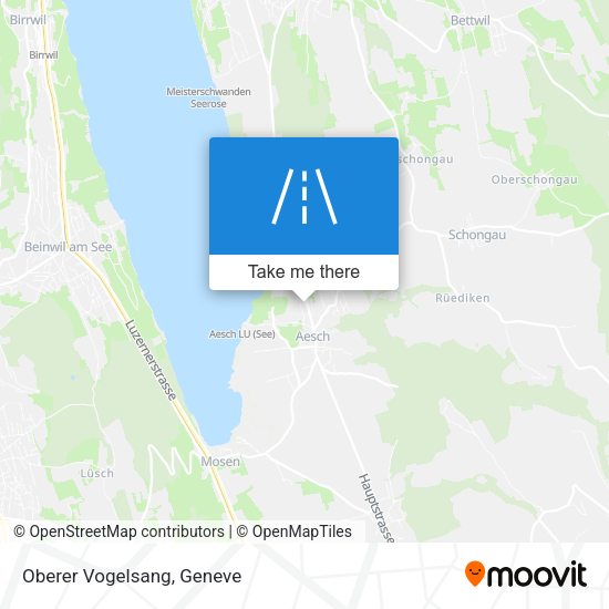 Oberer Vogelsang map