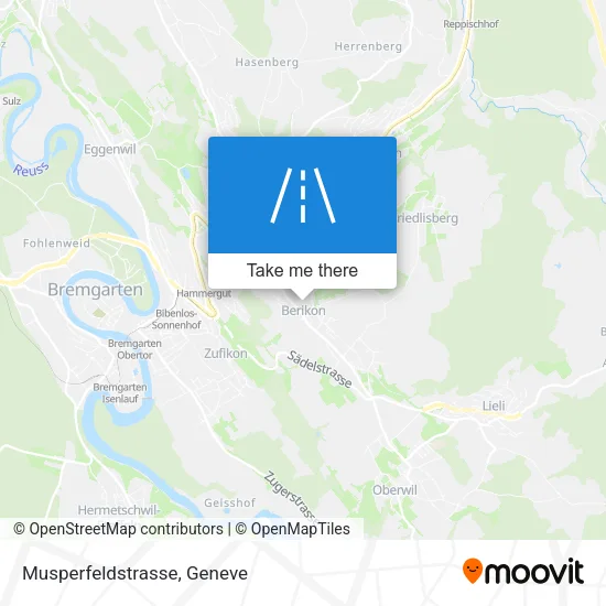 Musperfeldstrasse map