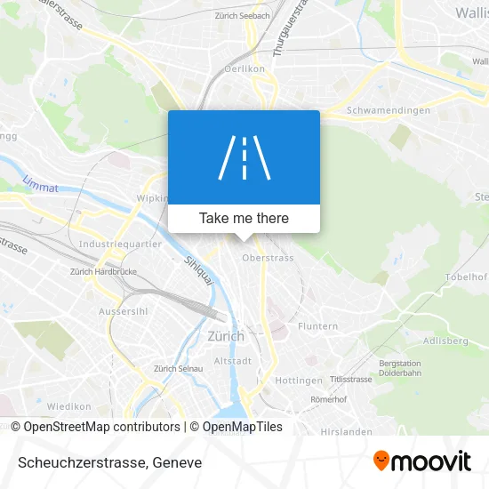 Scheuchzerstrasse map