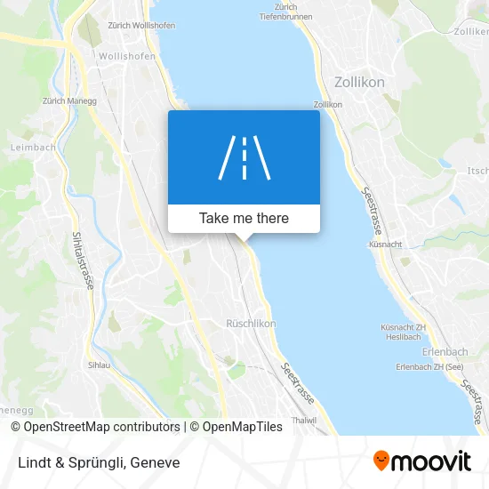 Lindt & Sprüngli map