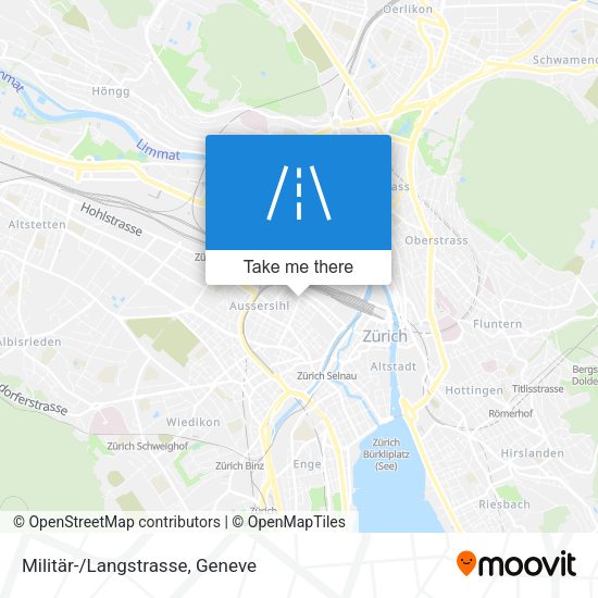 Militär-/Langstrasse map