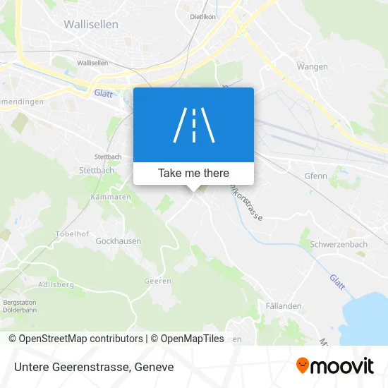 Untere Geerenstrasse map