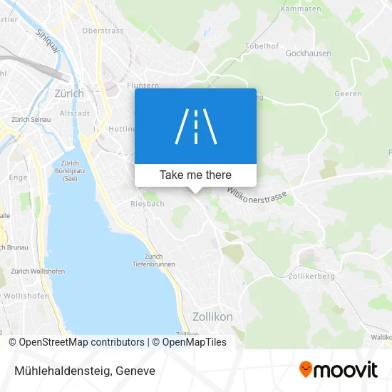 Mühlehaldensteig map