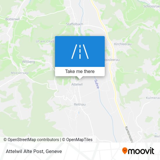 Attelwil Alte Post map
