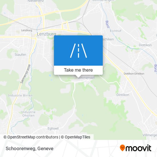 Schoorenweg map