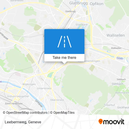 Leebernweg map