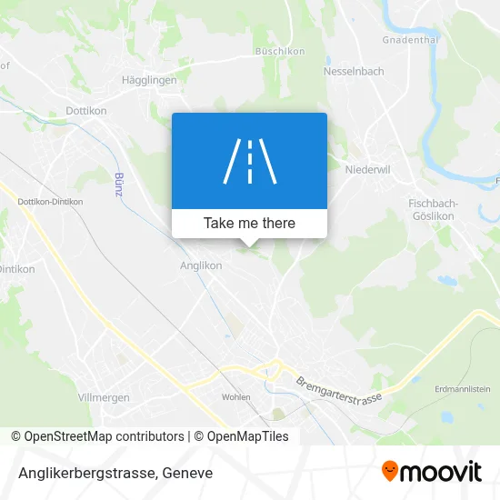 Anglikerbergstrasse map