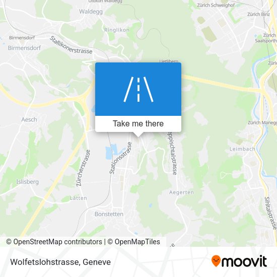 Wolfetslohstrasse map