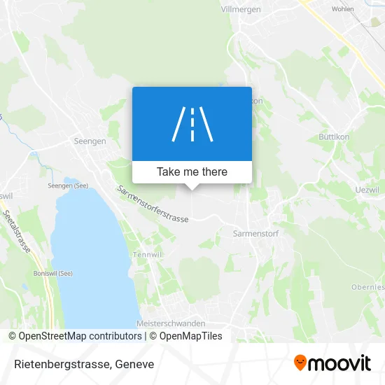 Rietenbergstrasse map