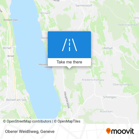 Oberer Weidliweg map