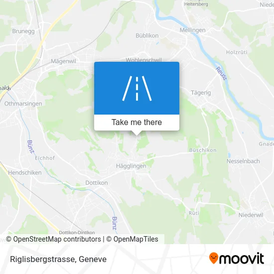 Riglisbergstrasse map