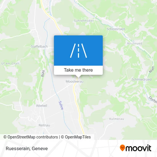 Ruesserain map