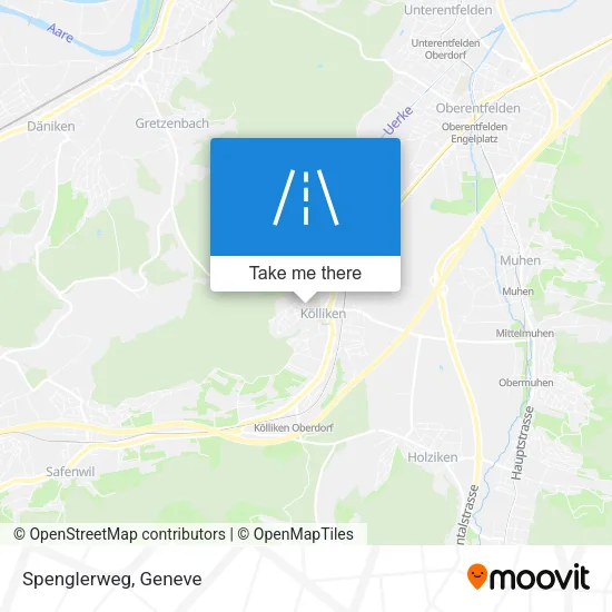 Spenglerweg map