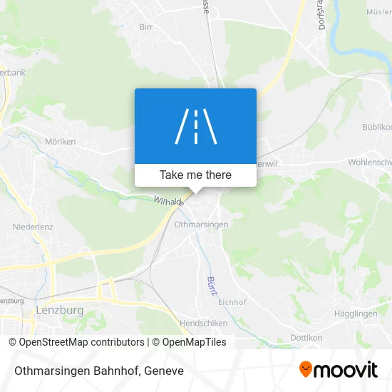 Othmarsingen Bahnhof map