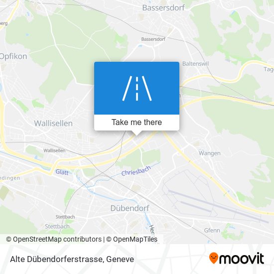 Alte Dübendorferstrasse map