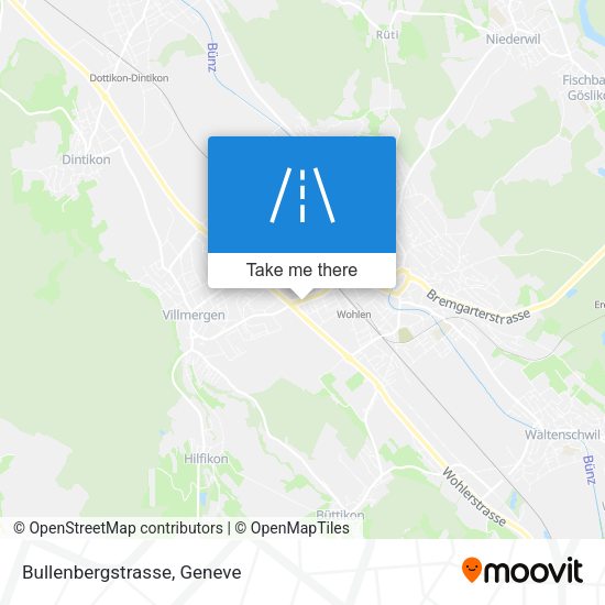 Bullenbergstrasse map