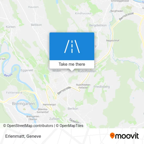 Erlenmatt map
