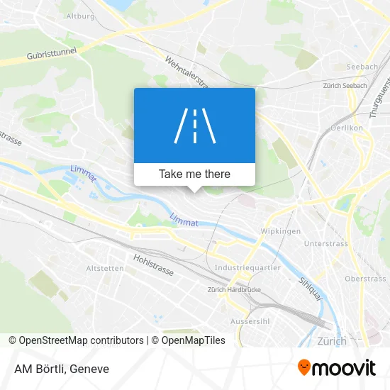 AM Börtli map