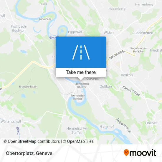 Obertorplatz map