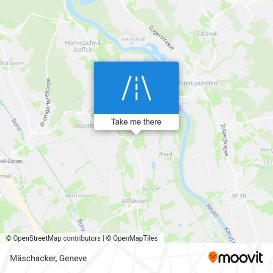 Mäschacker map