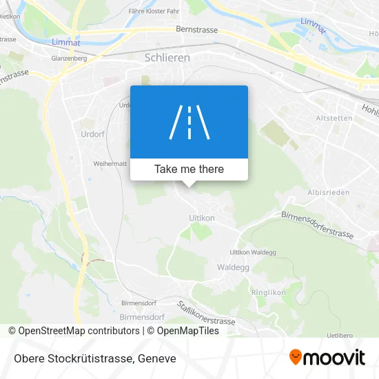 Obere Stockrütistrasse map