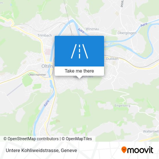 Untere Kohliweidstrasse map