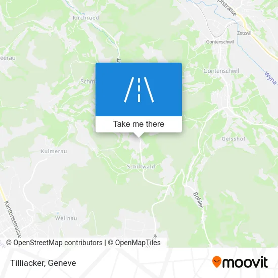 Tilliacker map