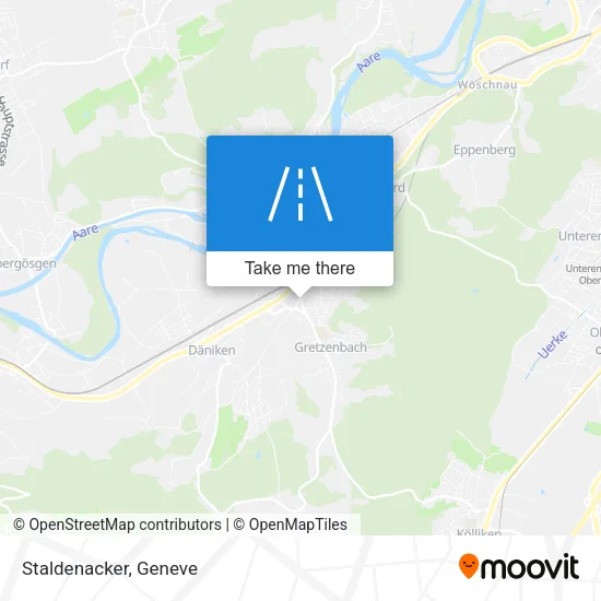 Staldenacker map