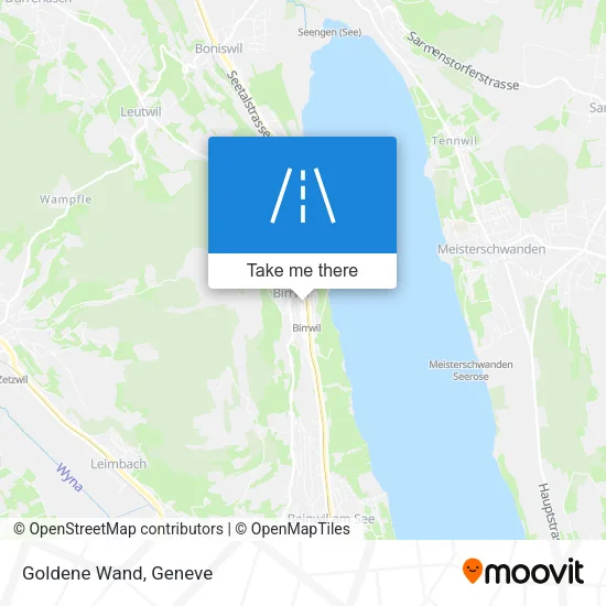 Goldene Wand map